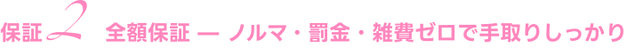 全額保証